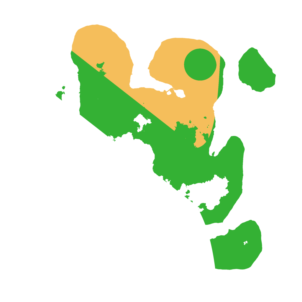 Biome Rust Map: Barren, Size: 2500, Seed: 98834