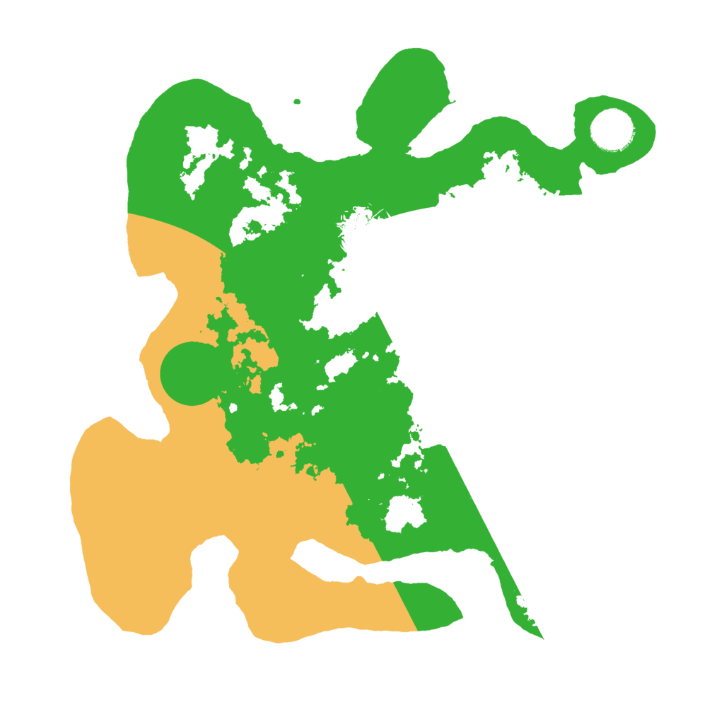 Biome Rust Map: Barren, Size: 3000, Seed: 390731681