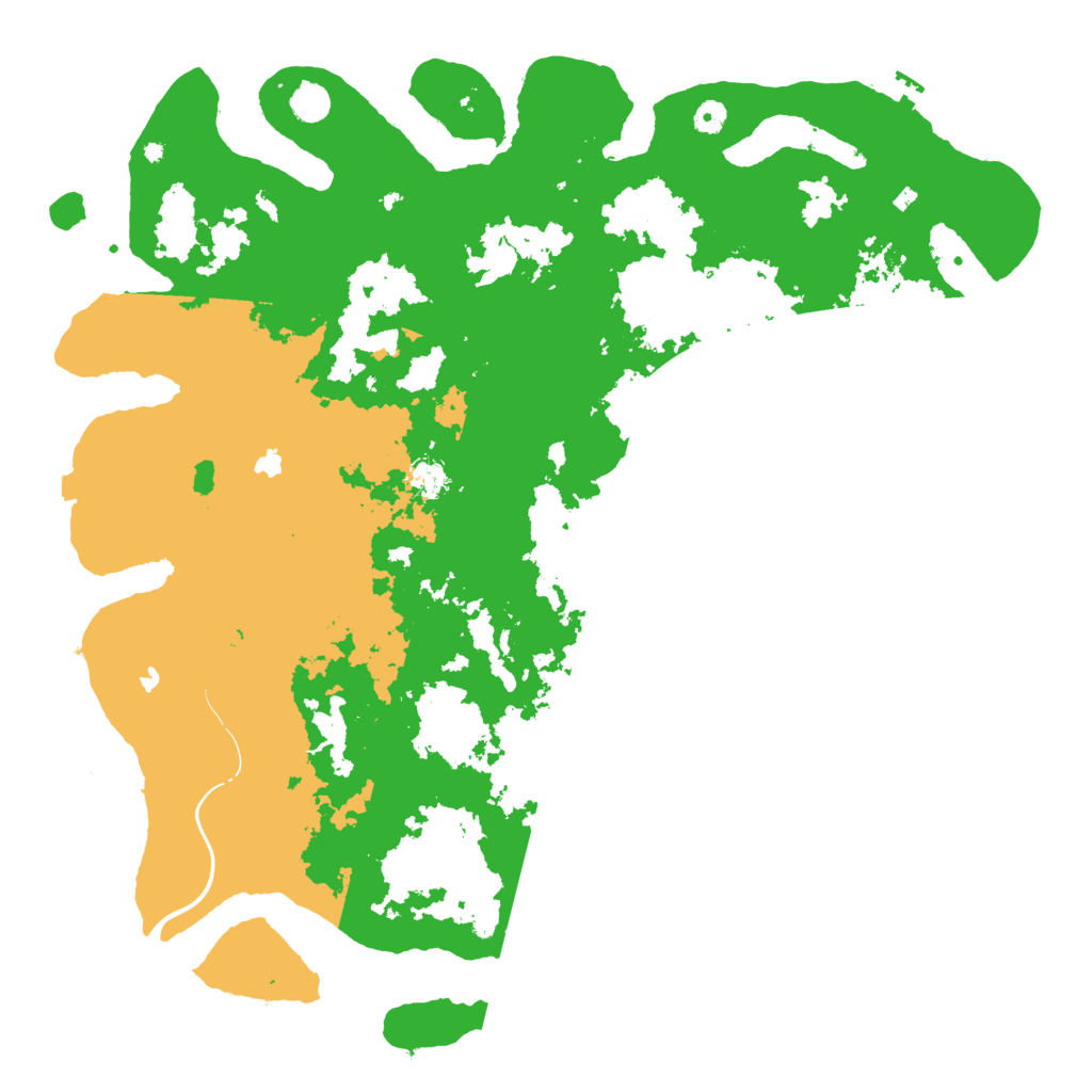 Biome Rust Map: Procedural Map, Size: 5000, Seed: 87
