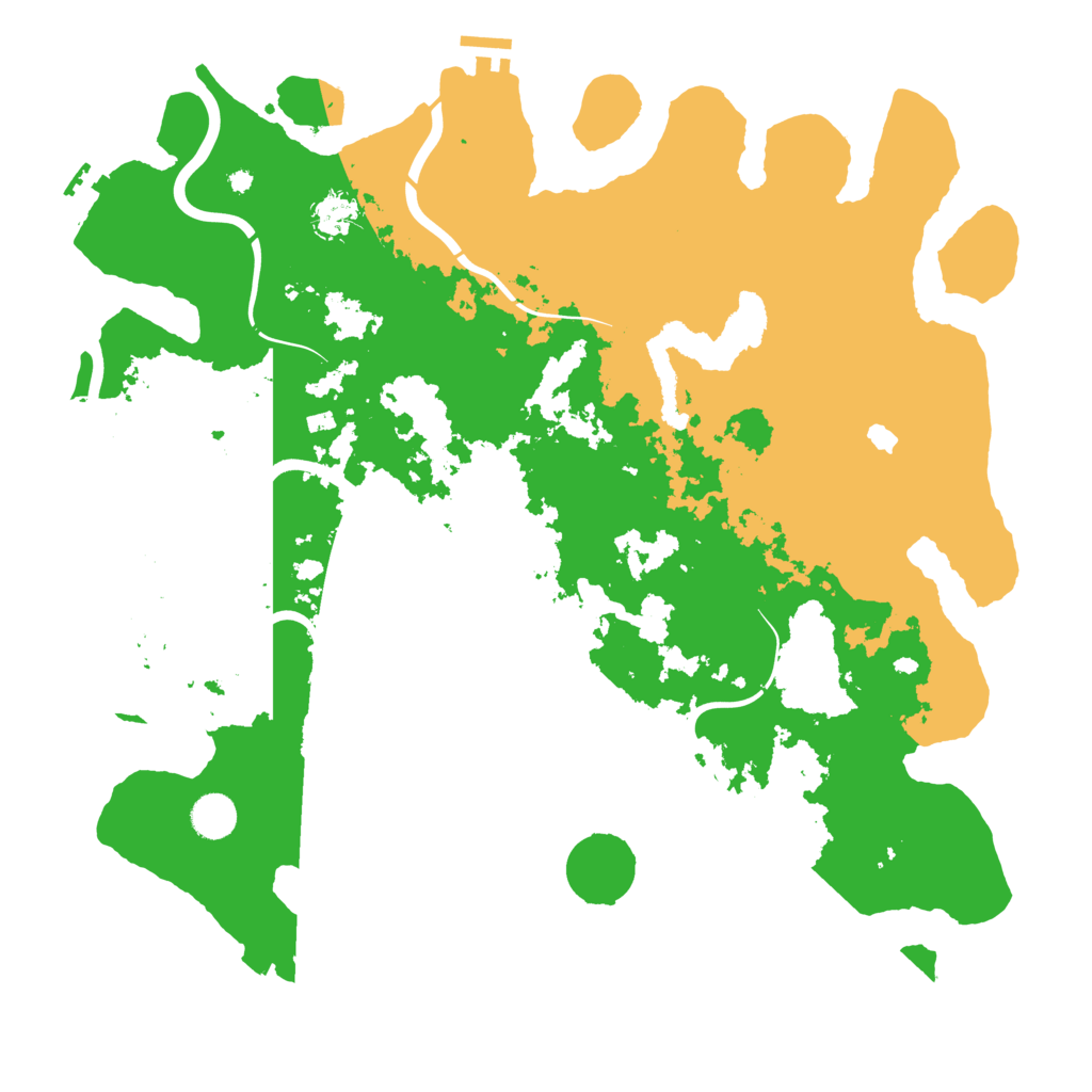 Biome Rust Map: Procedural Map, Size: 4300, Seed: 937951339