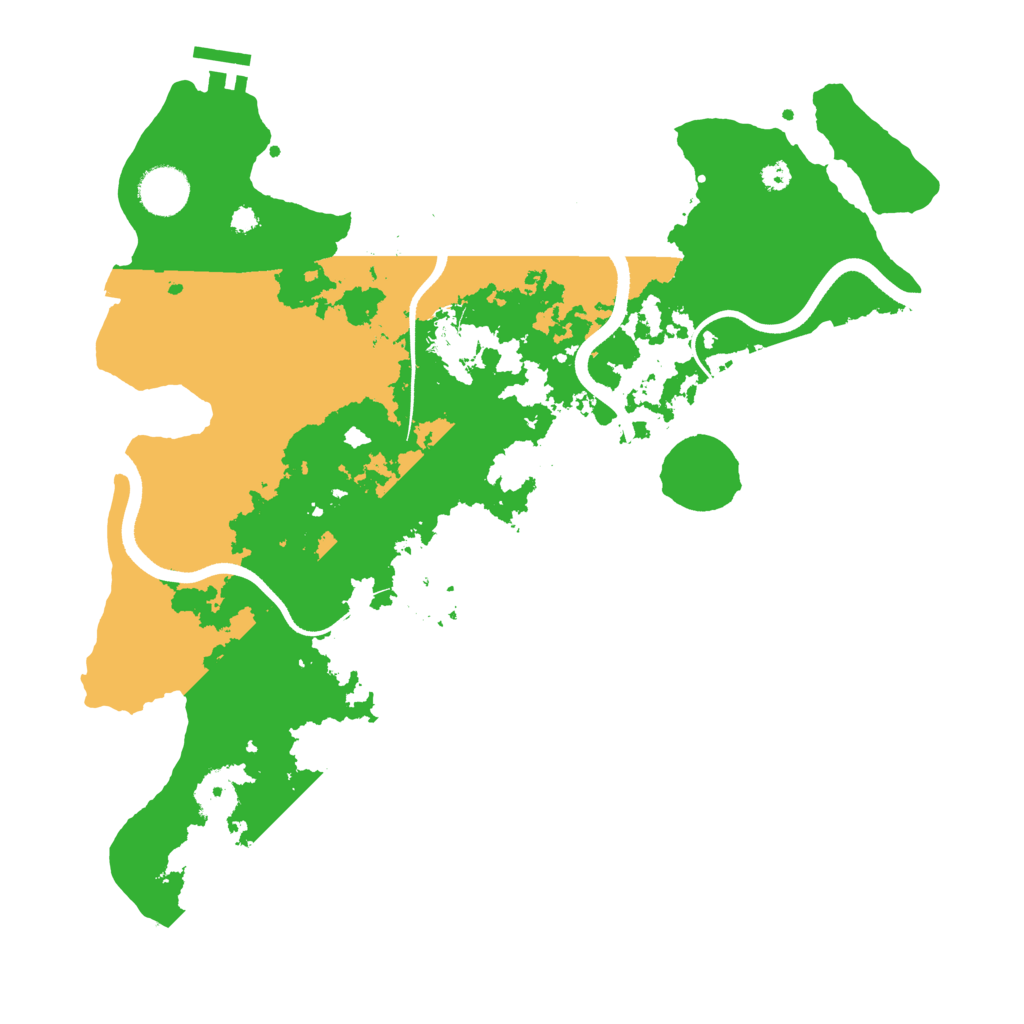Biome Rust Map: Procedural Map, Size: 3600, Seed: 2583030