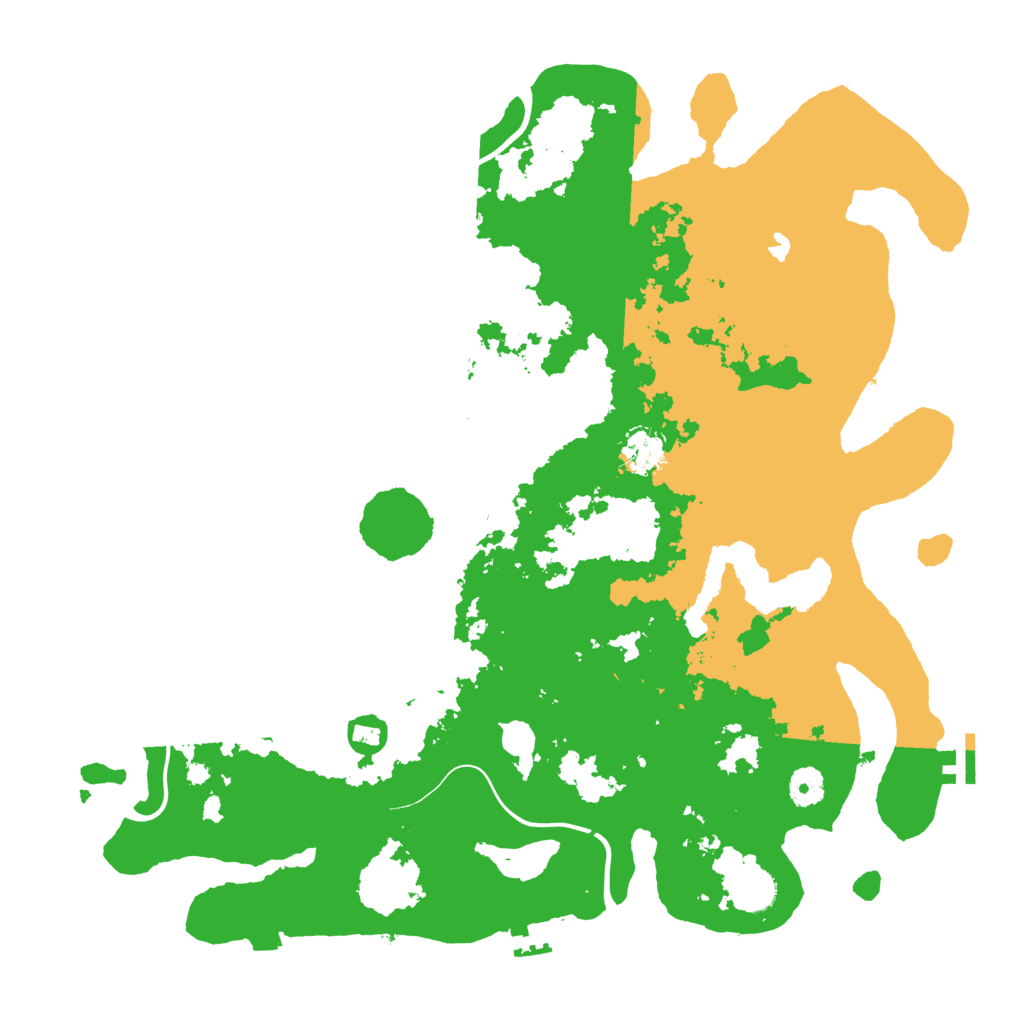 Biome Rust Map: Procedural Map, Size: 4096, Seed: 120110