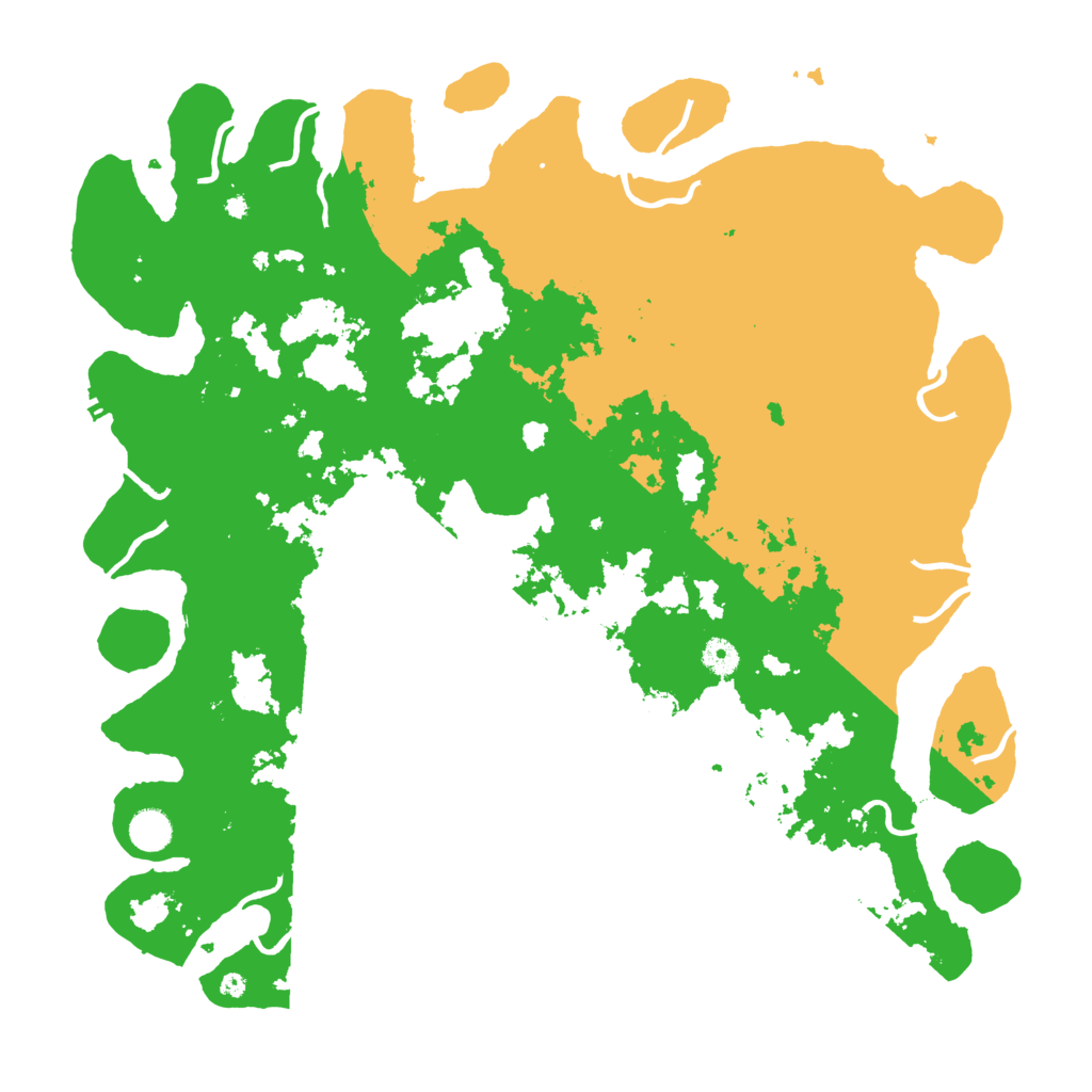 Biome Rust Map: Procedural Map, Size: 4500, Seed: 10110