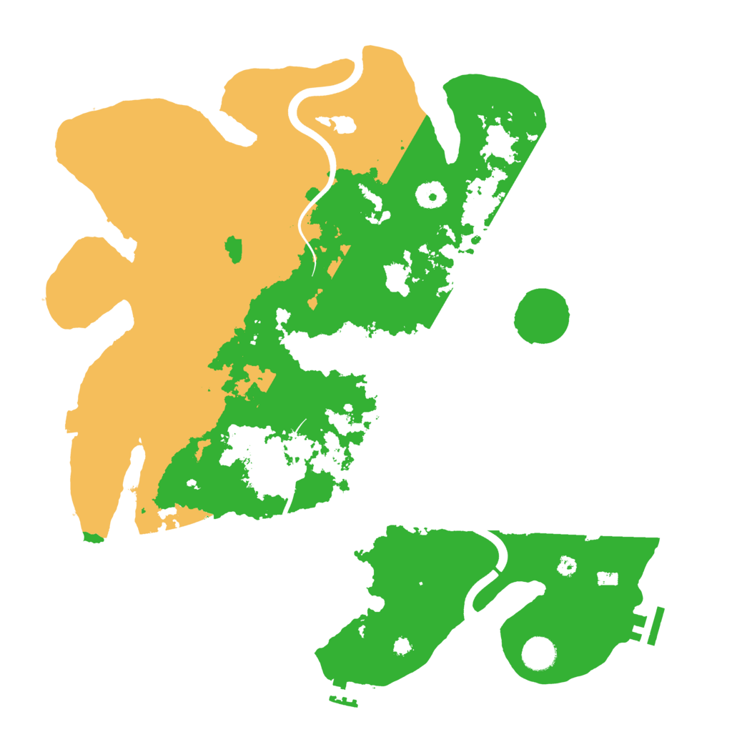 Biome Rust Map: Procedural Map, Size: 3800, Seed: 191