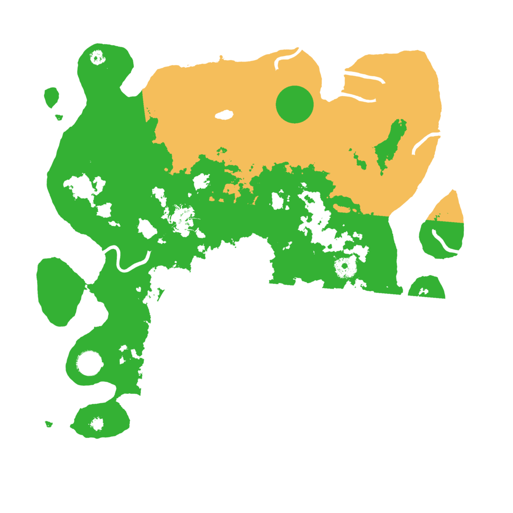 Biome Rust Map: Procedural Map, Size: 3600, Seed: 737115099