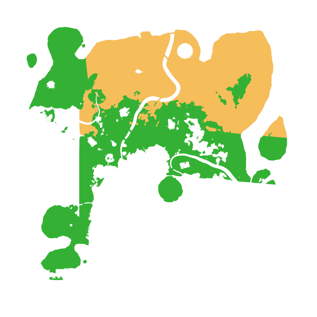 Biome Rust Map: Procedural Map, Size: 3600, Seed: 737115099