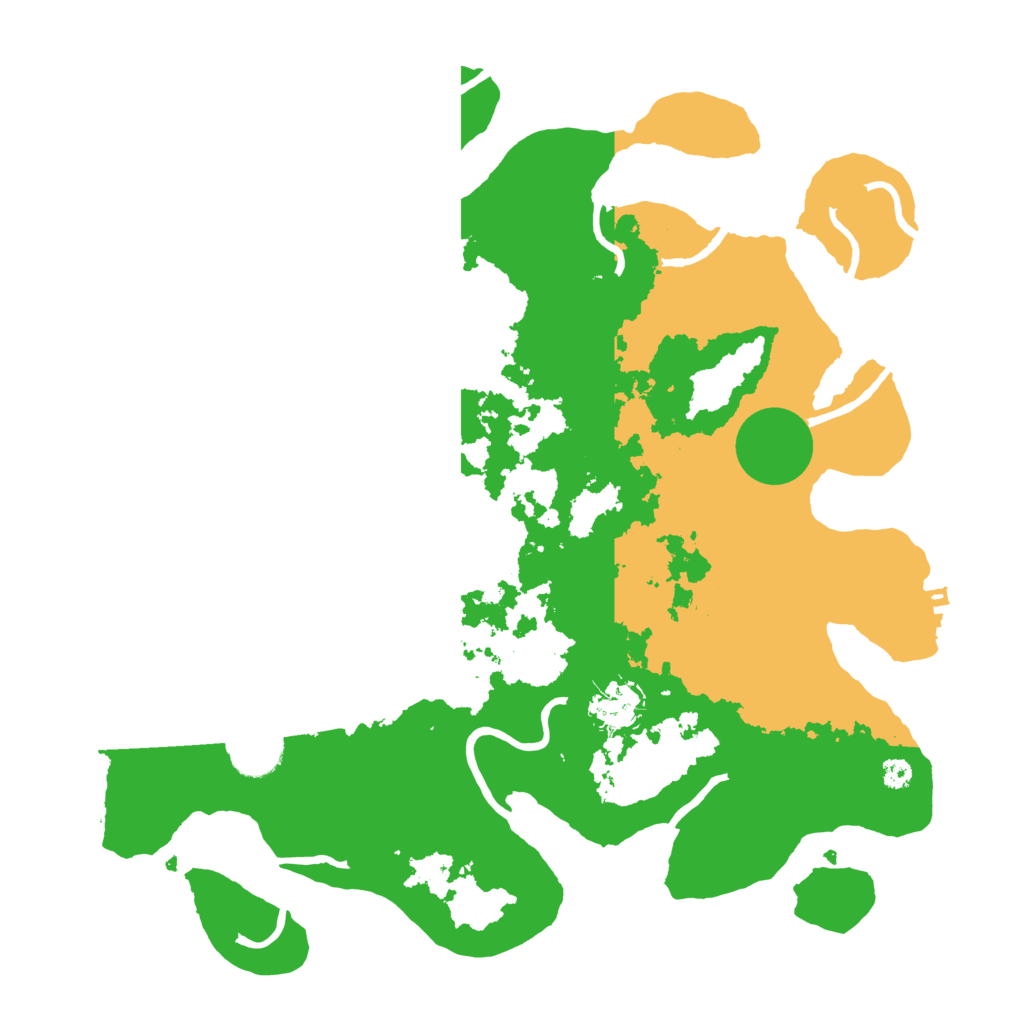 Biome Rust Map: Procedural Map, Size: 3500, Seed: 354970163