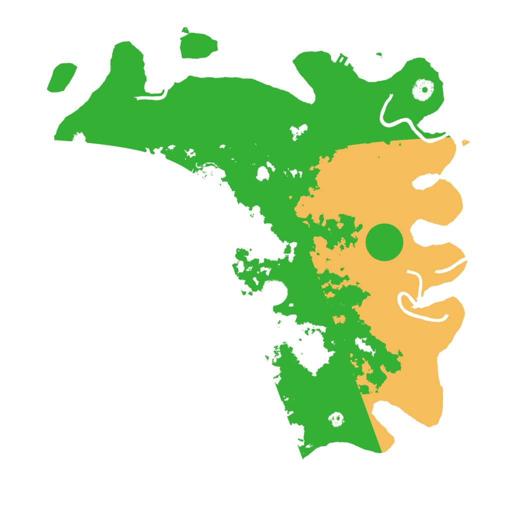 Biome Rust Map: Procedural Map, Size: 3600, Seed: 372027571