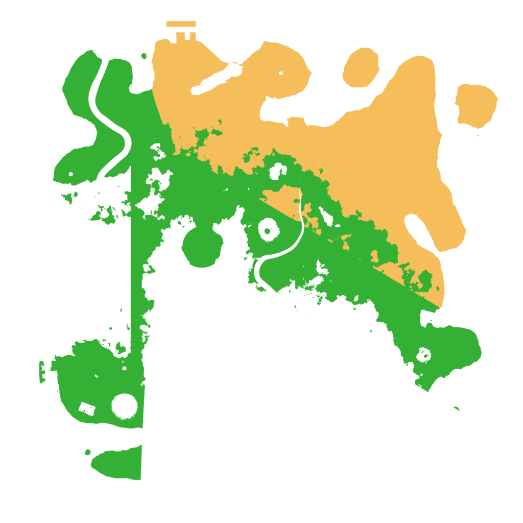 Biome Rust Map: Procedural Map, Size: 3600, Seed: 127275658