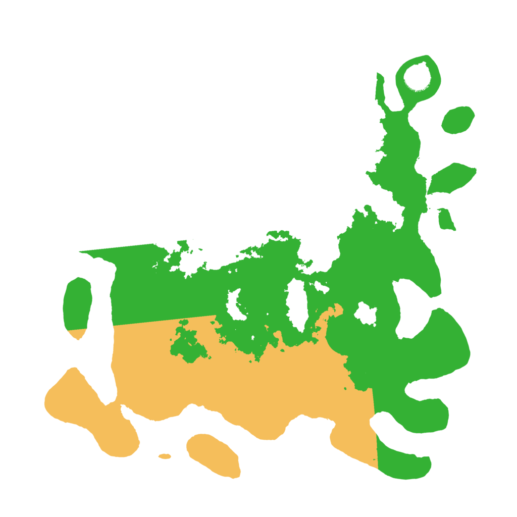 Biome Rust Map: Barren, Size: 3500, Seed: 189883945