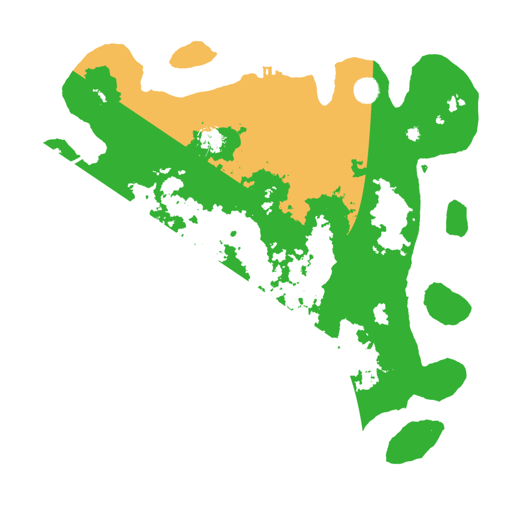 Biome Rust Map: Procedural Map, Size: 3500, Seed: 42596310