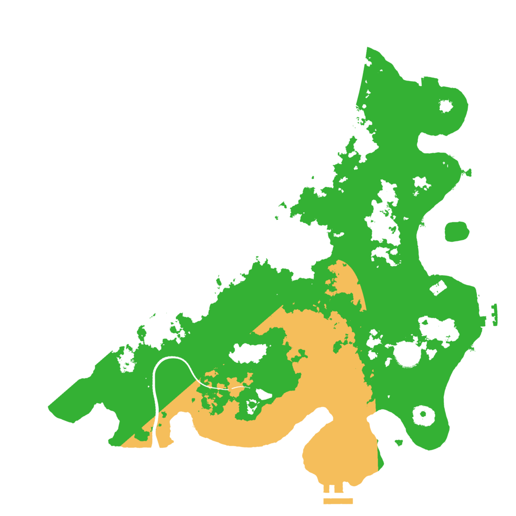 Biome Rust Map: Procedural Map, Size: 3550, Seed: 94704336