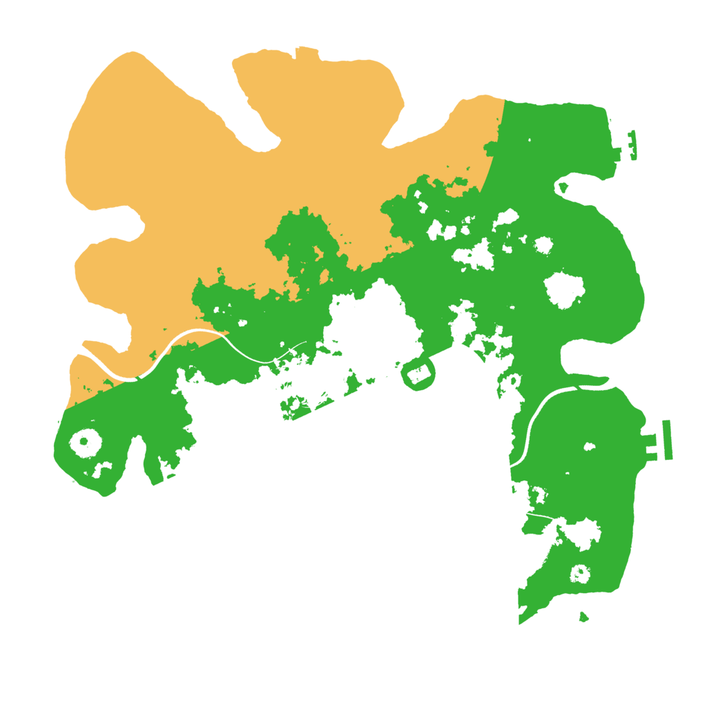 Biome Rust Map: Procedural Map, Size: 3600, Seed: 1679424350
