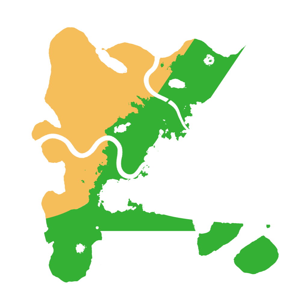 Biome Rust Map: Procedural Map, Size: 3000, Seed: 369835939
