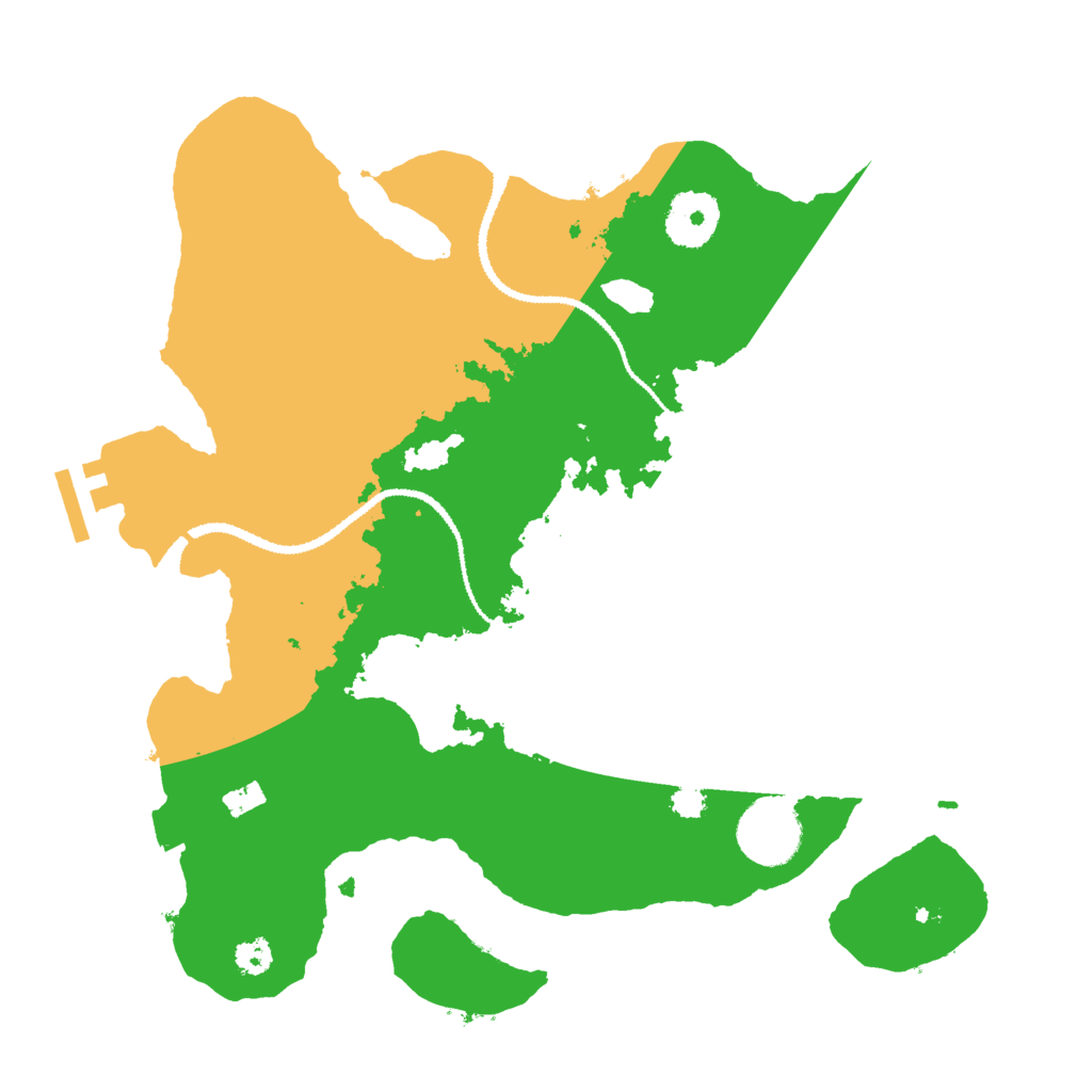 Biome Rust Map: Procedural Map, Size: 3000, Seed: 369835939