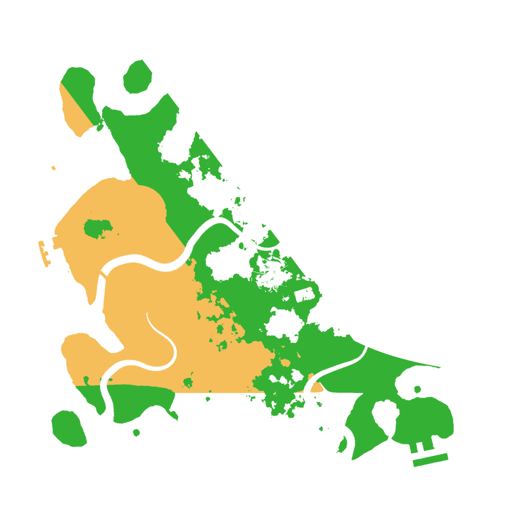 Biome Rust Map: Procedural Map, Size: 3000, Seed: 603438