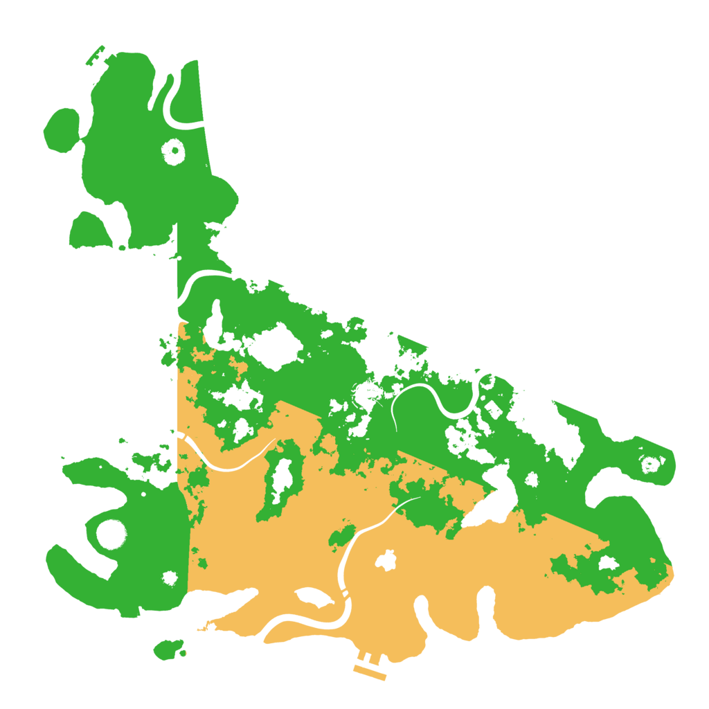 Biome Rust Map: Procedural Map, Size: 4300, Seed: 2356232