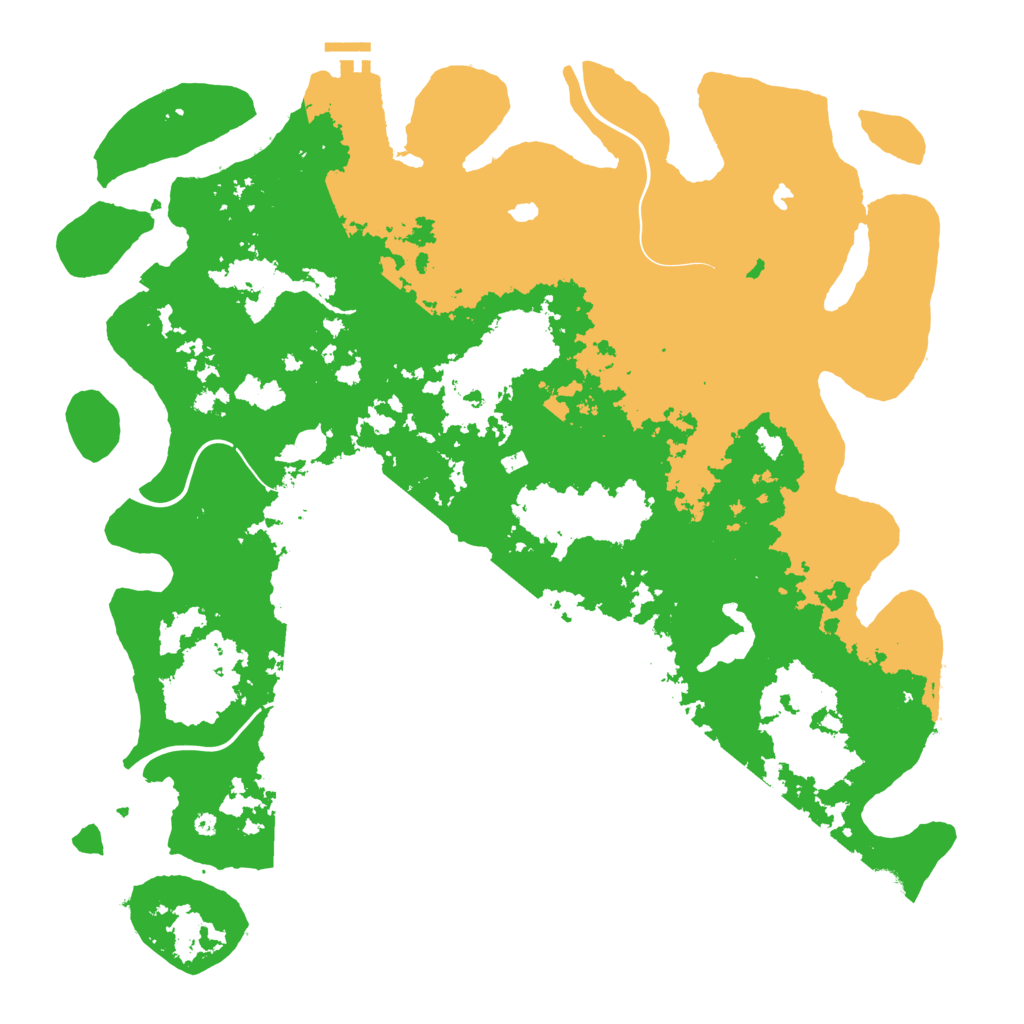 Biome Rust Map: Procedural Map, Size: 4500, Seed: 328246085