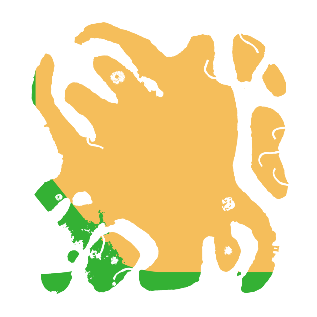 Biome Rust Map: Procedural Map, Size: 3500, Seed: 34791693