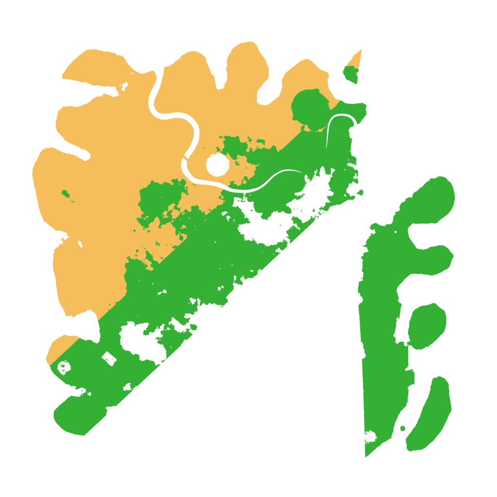 Biome Rust Map: Procedural Map, Size: 3850, Seed: 23013