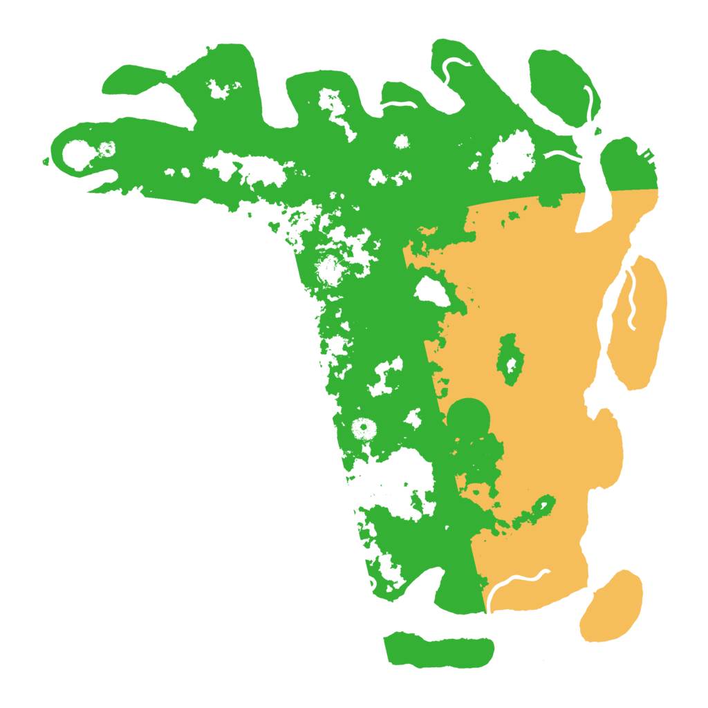 Biome Rust Map: Procedural Map, Size: 4500, Seed: 173238313