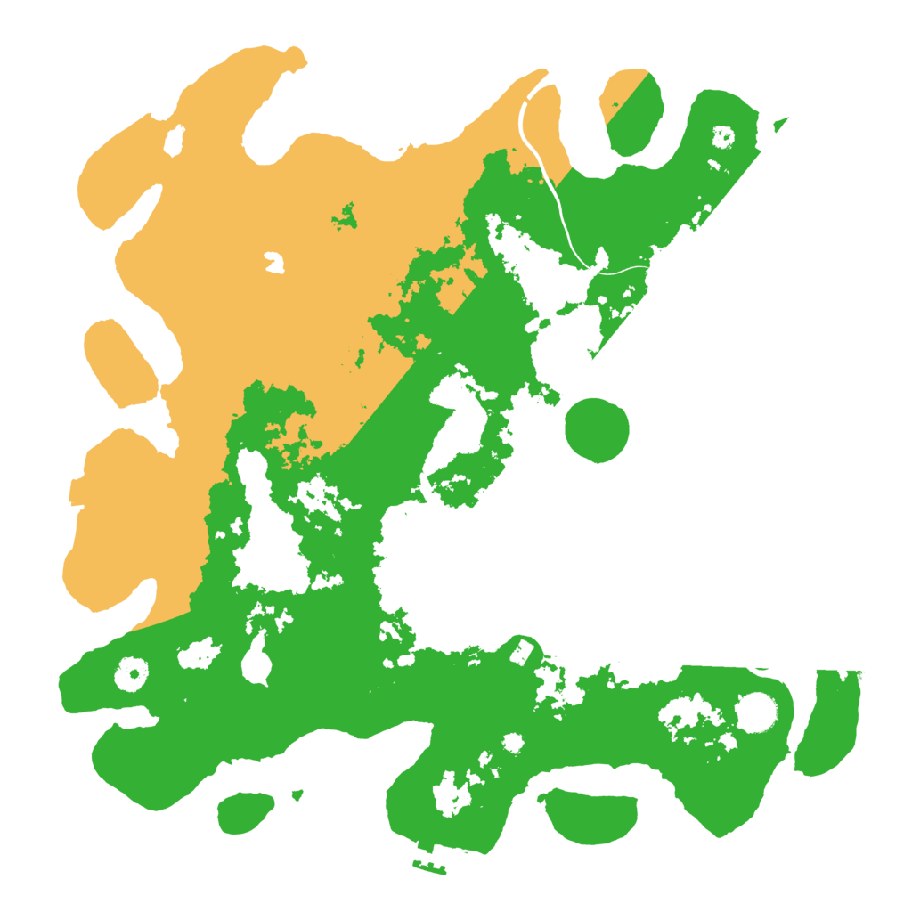 Biome Rust Map: Procedural Map, Size: 4000, Seed: 2122437811