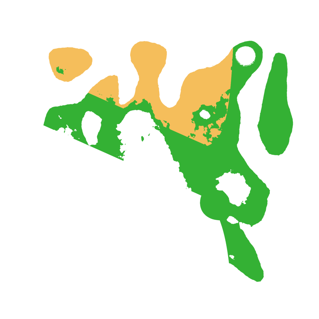 Biome Rust Map: Barren, Size: 2900, Seed: 16161