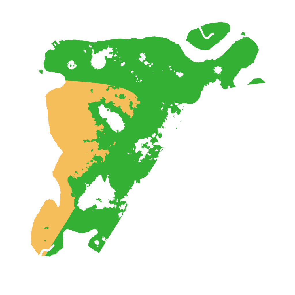 Biome Rust Map: Procedural Map, Size: 3500, Seed: 59858988