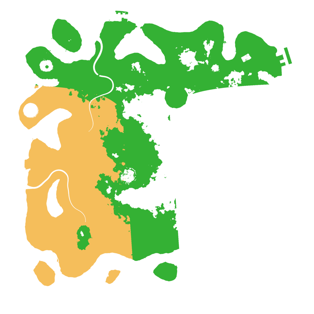 Biome Rust Map: Procedural Map, Size: 3750, Seed: 50088