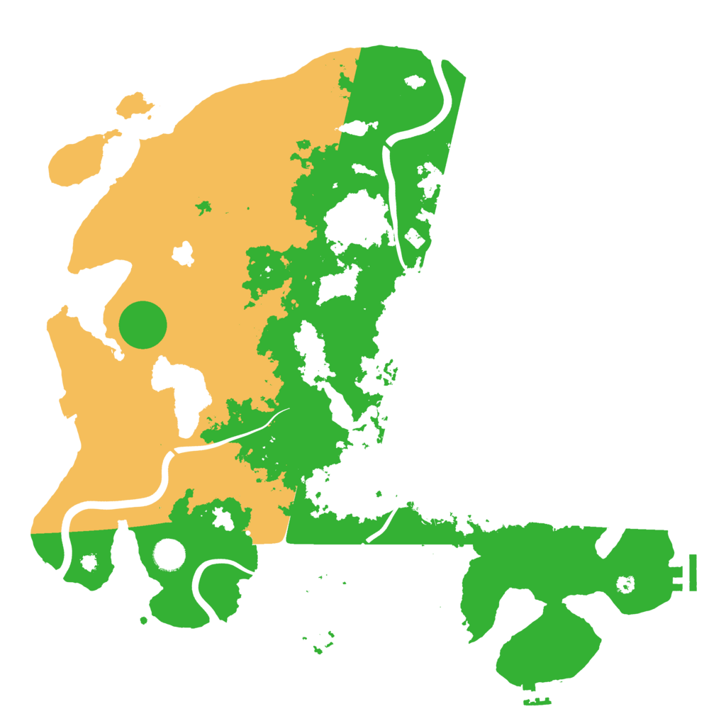 Biome Rust Map: Procedural Map, Size: 4000, Seed: 690780
