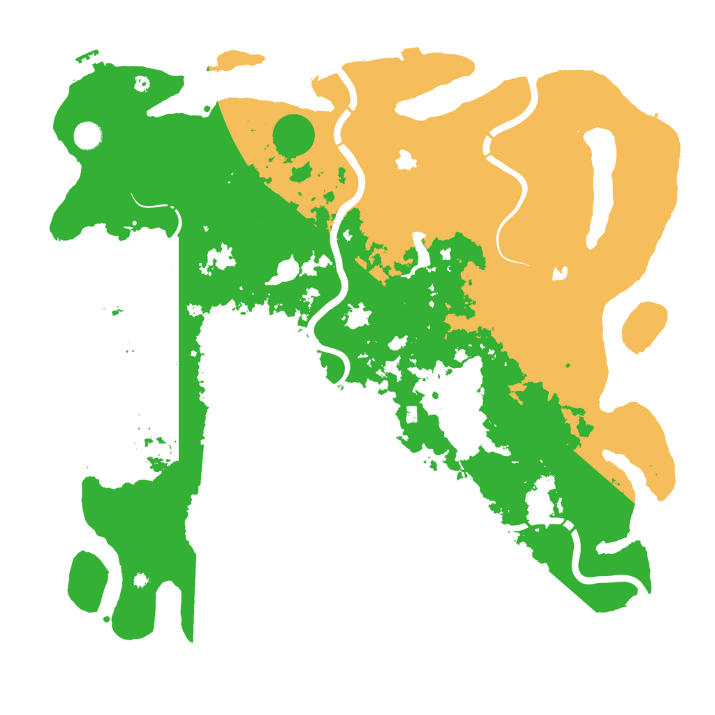 Biome Rust Map: Procedural Map, Size: 4500, Seed: 248514433
