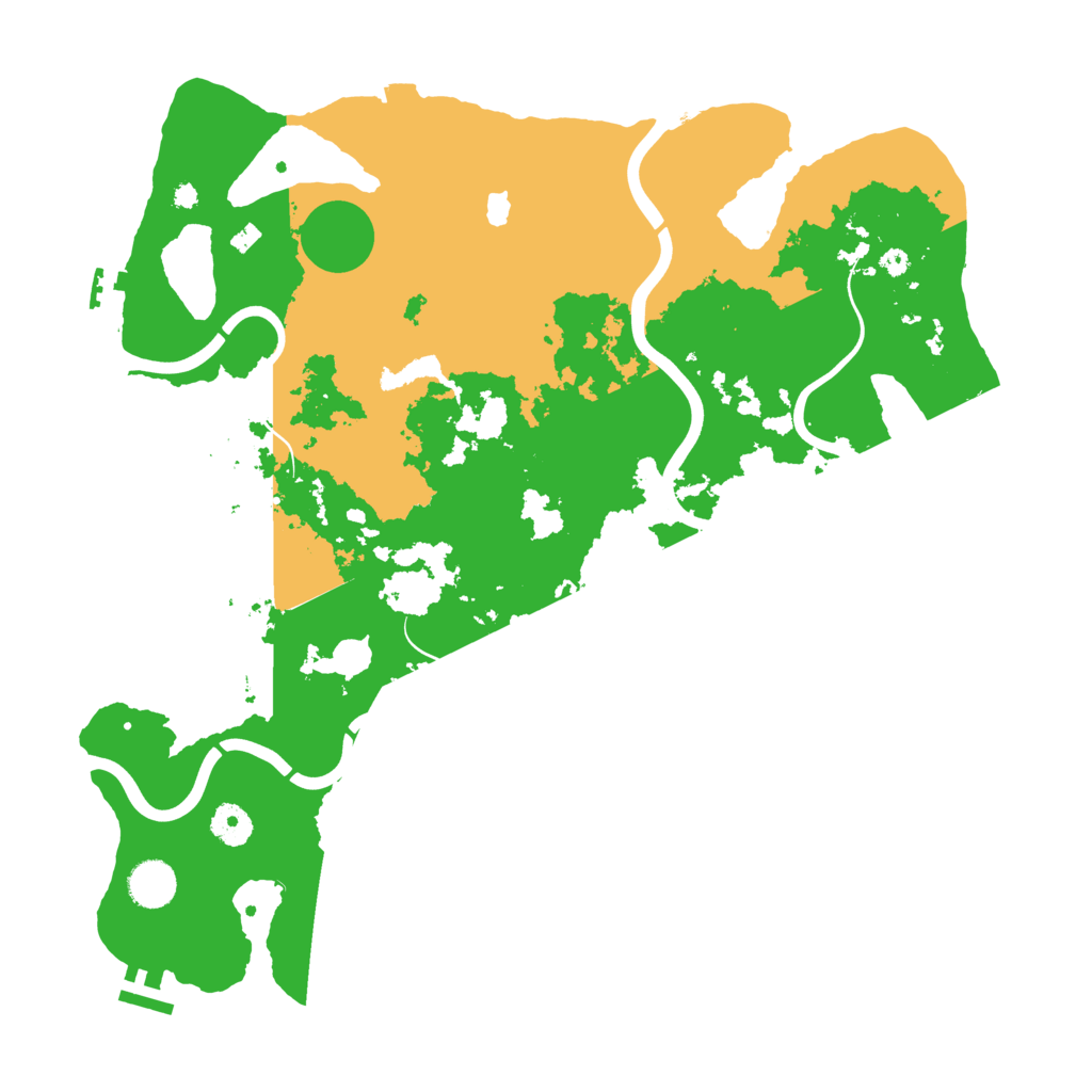 Biome Rust Map: Procedural Map, Size: 4000, Seed: 1203456789