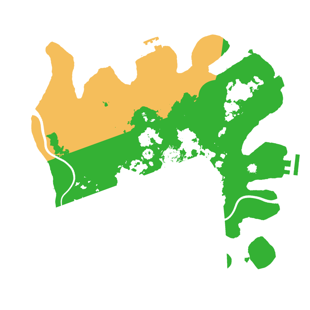 Biome Rust Map: Procedural Map, Size: 3000, Seed: 87811714