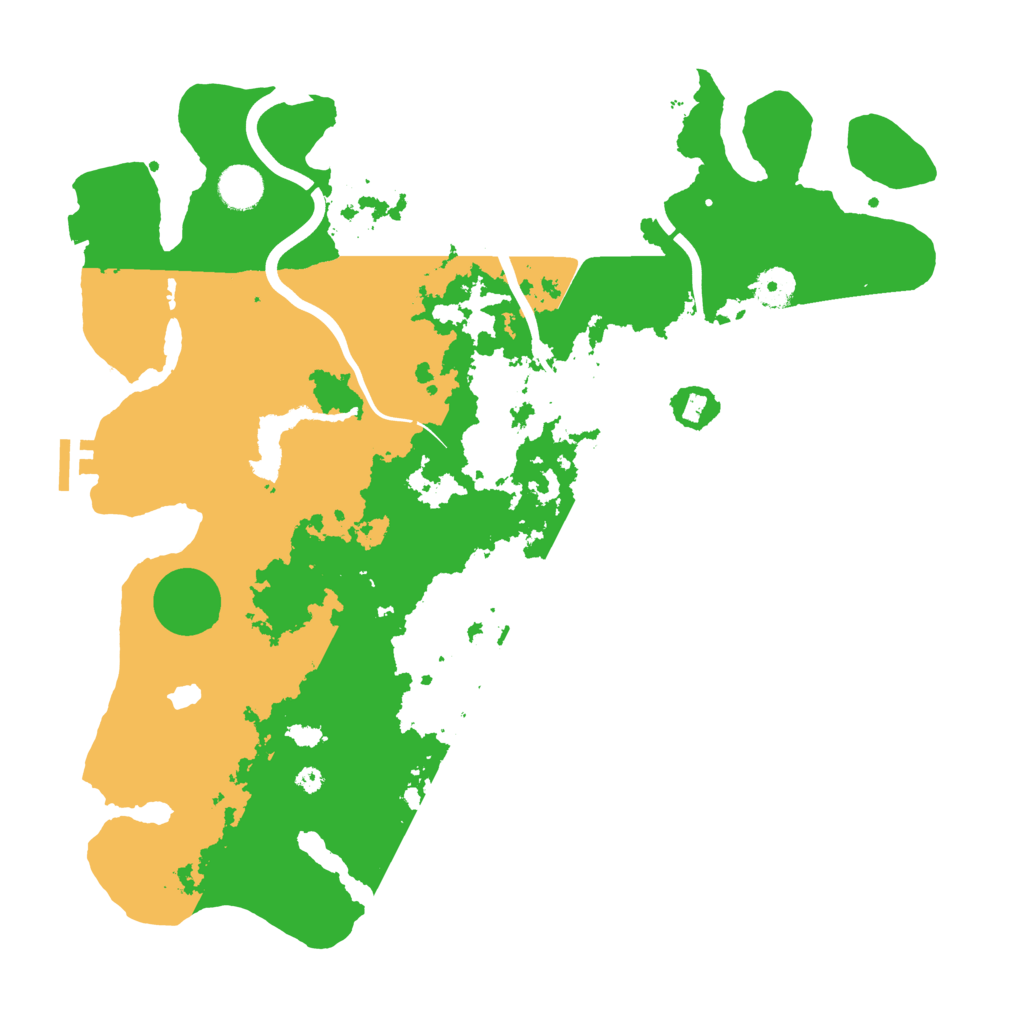 Biome Rust Map: Procedural Map, Size: 4000, Seed: 161569