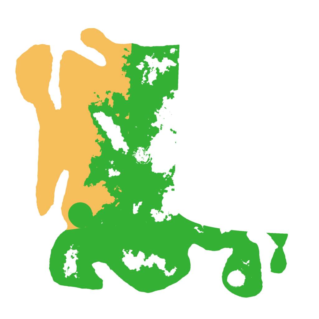 Biome Rust Map: Barren, Size: 3500, Seed: 533708408