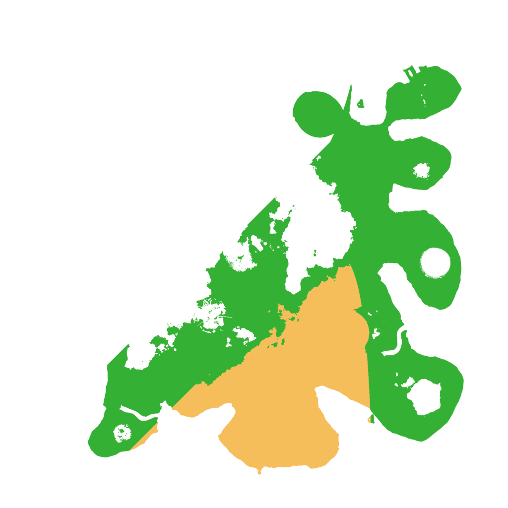 Biome Rust Map: Procedural Map, Size: 3000, Seed: 1045196207