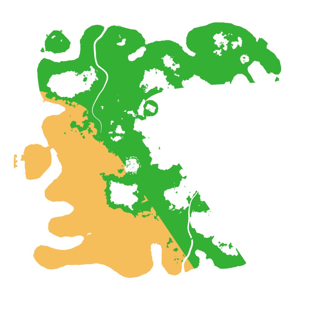 Biome Rust Map: Procedural Map, Size: 3500, Seed: 1230964225