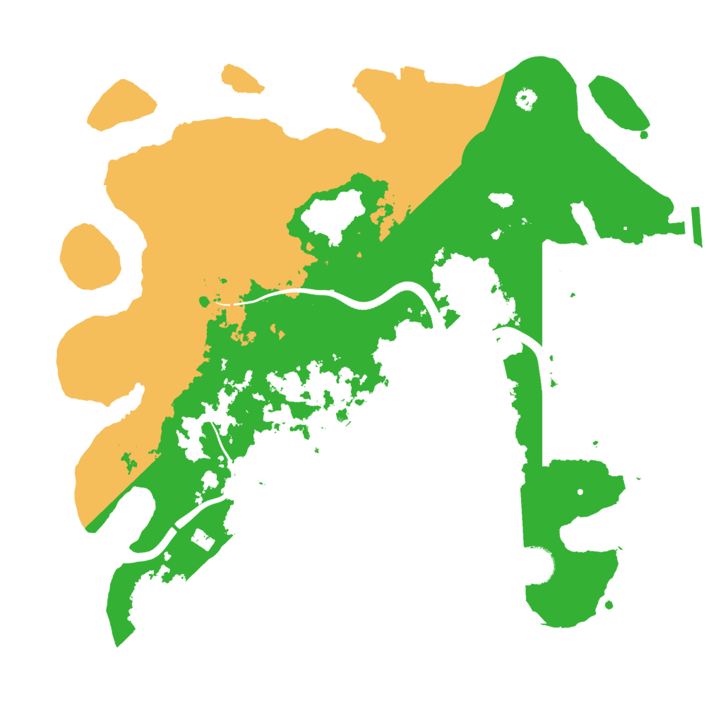 Biome Rust Map: Procedural Map, Size: 3500, Seed: 1899975159