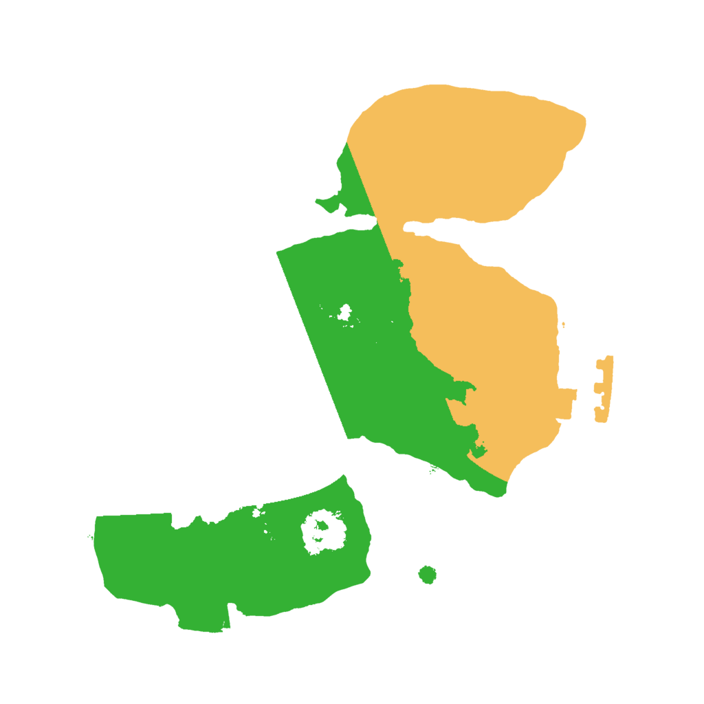 Biome Rust Map: Procedural Map, Size: 1600, Seed: 4416