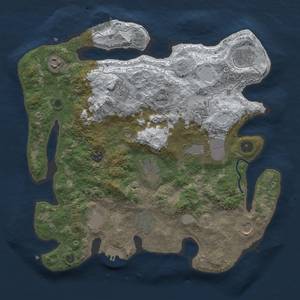 Thumbnail Rust Map: Procedural Map, Size: 3700, Seed: 6969420, 20 Monuments