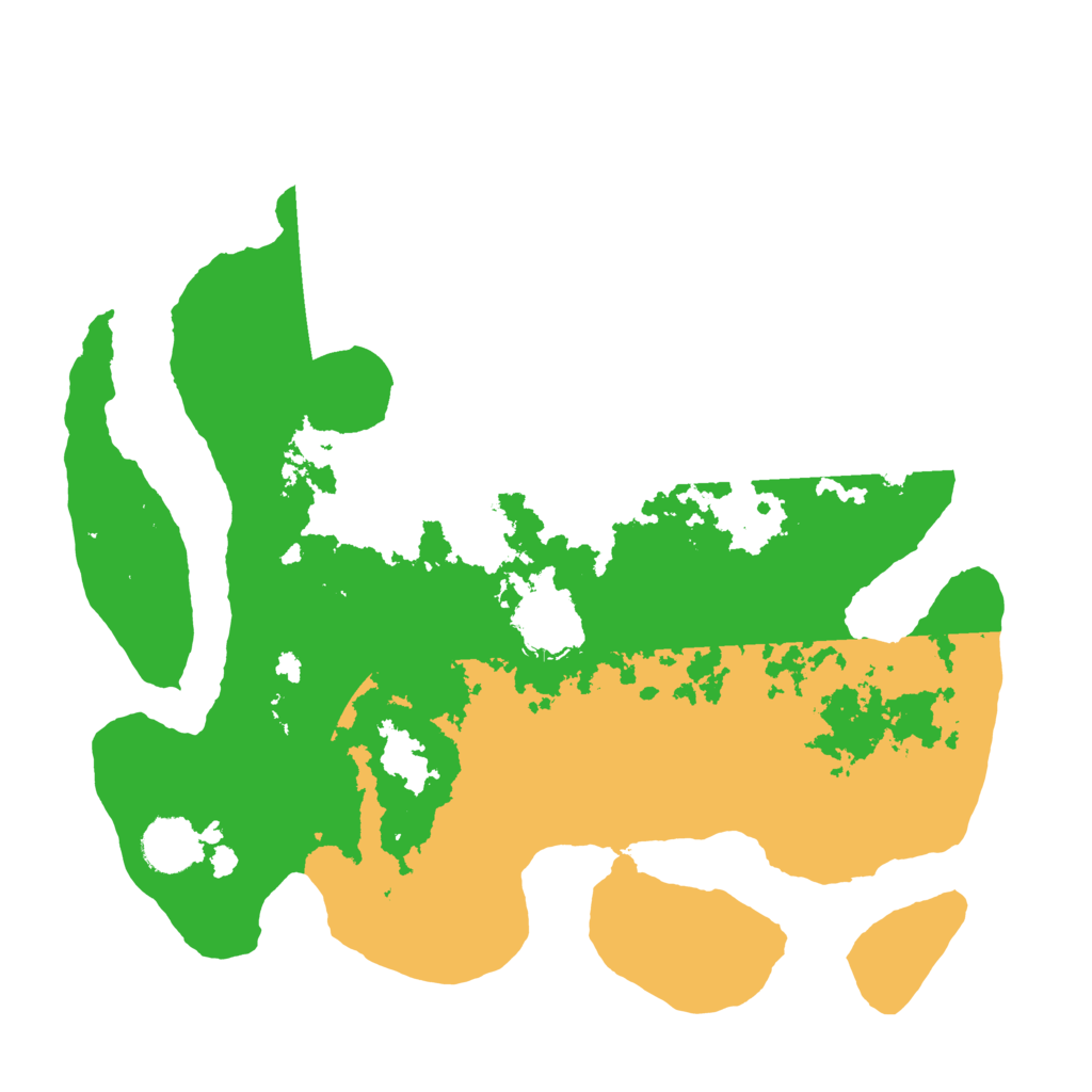 Biome Rust Map: Barren, Size: 3500, Seed: 107646237