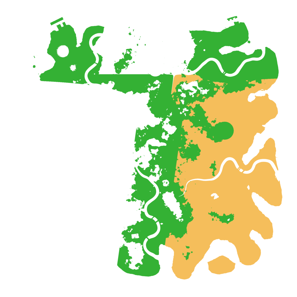 Biome Rust Map: Procedural Map, Size: 4400, Seed: 8548995