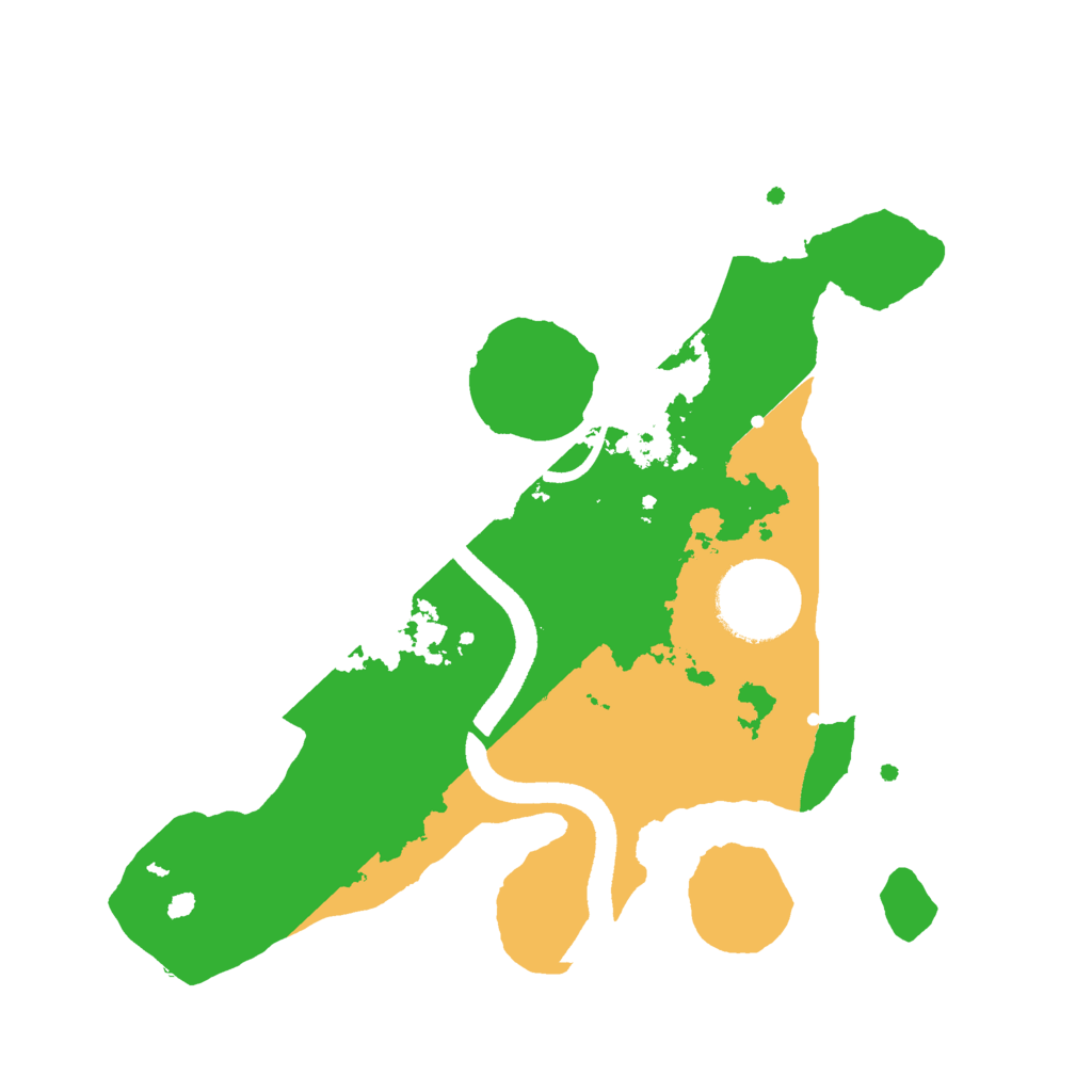 Biome Rust Map: Procedural Map, Size: 2500, Seed: 2812