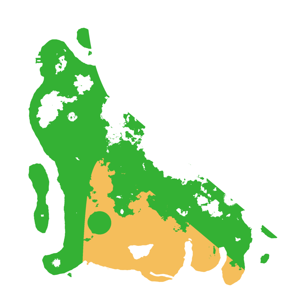 Biome Rust Map: Procedural Map, Size: 3500, Seed: 655472905