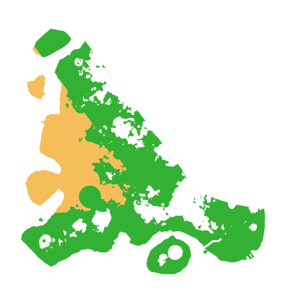 Biome Rust Map: Procedural Map, Size: 3500, Seed: 545318