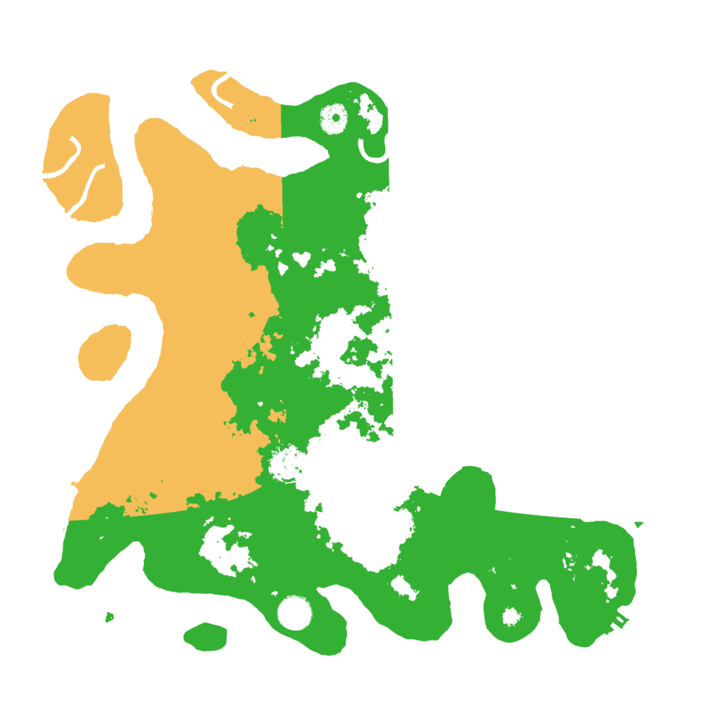 Biome Rust Map: Procedural Map, Size: 3650, Seed: 833816626