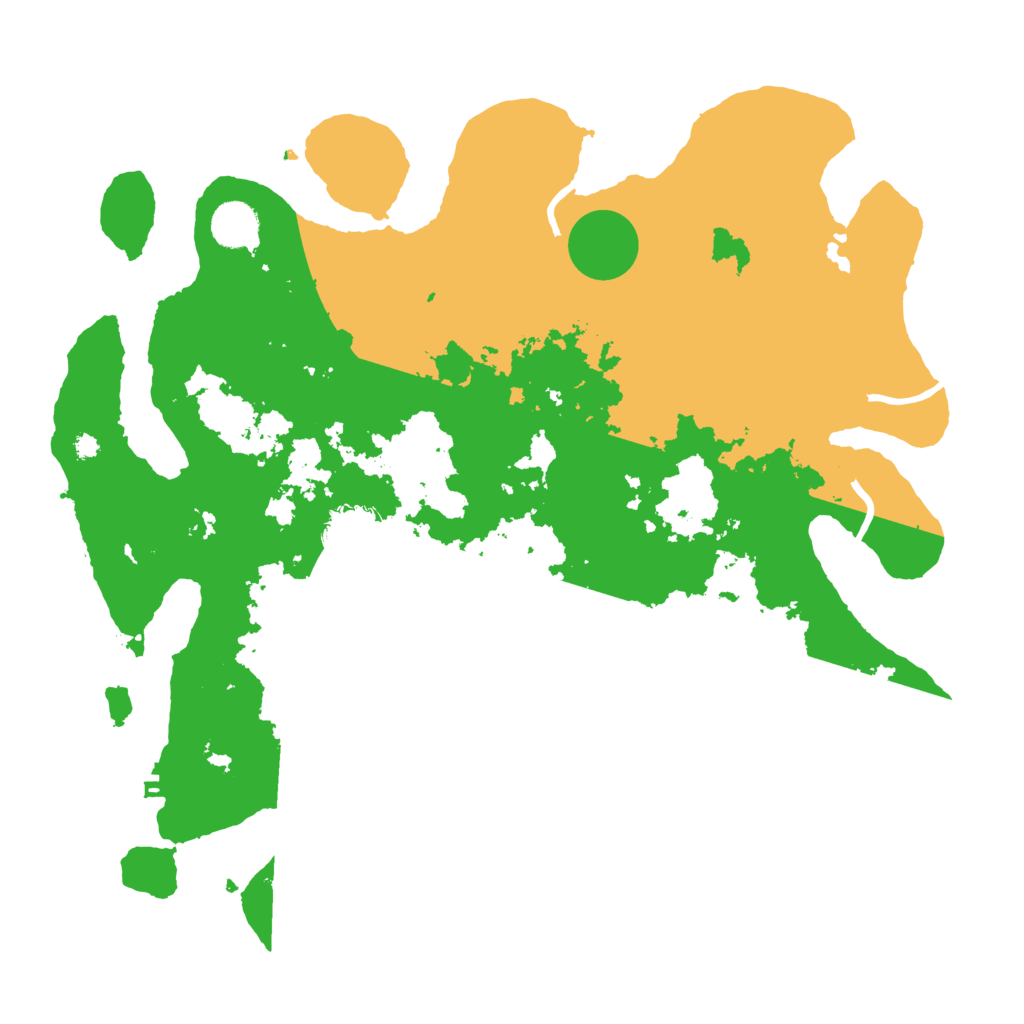 Biome Rust Map: Procedural Map, Size: 3850, Seed: 821618543