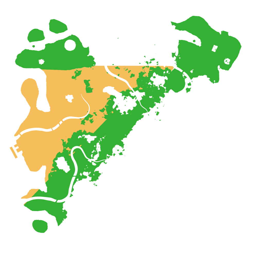 Biome Rust Map: Procedural Map, Size: 4300, Seed: 50600