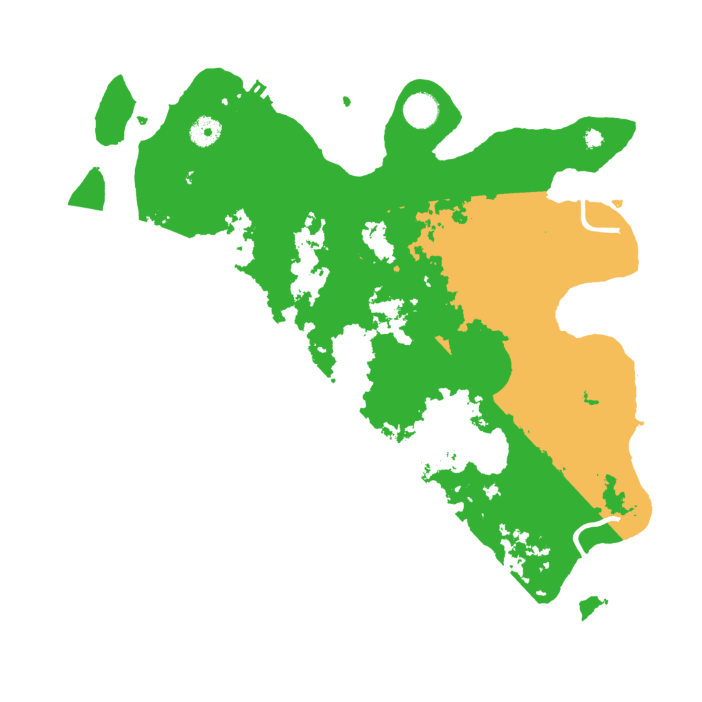 Biome Rust Map: Procedural Map, Size: 3500, Seed: 834897
