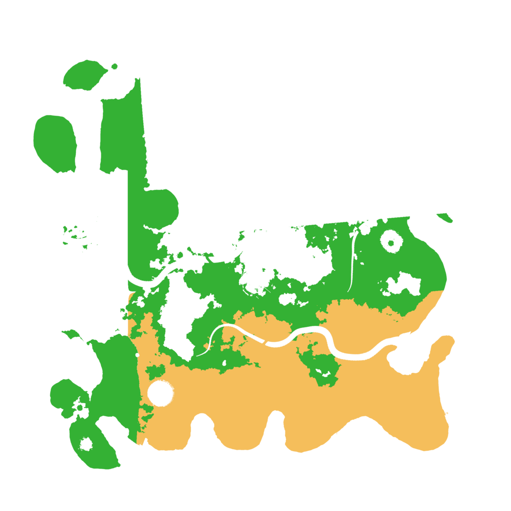 Biome Rust Map: Procedural Map, Size: 3500, Seed: 99194